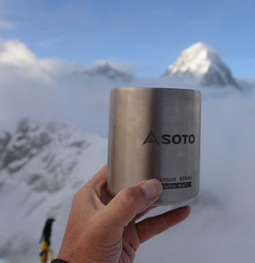 Soto Aero Mug Titanium Cup + Lid