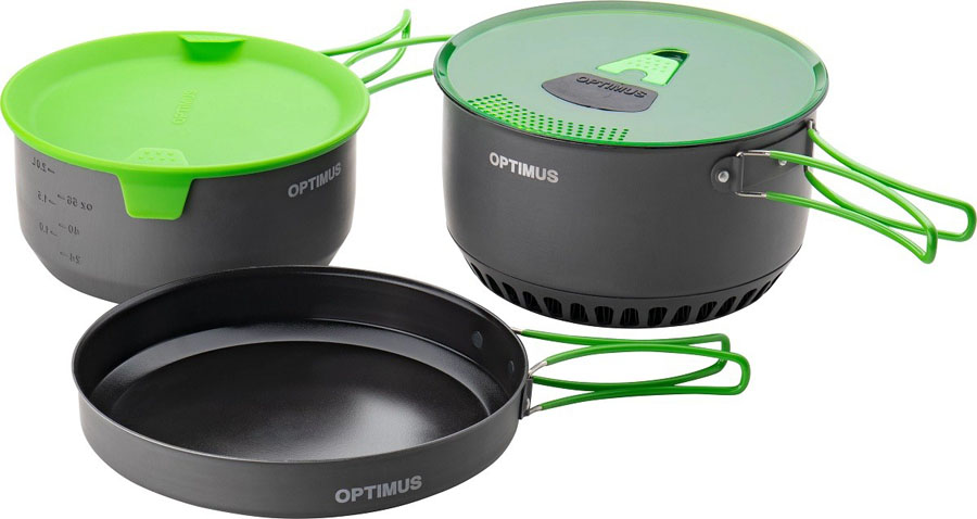 Optimus Terra Camp 4 Pot Set Compact Camping Cookware