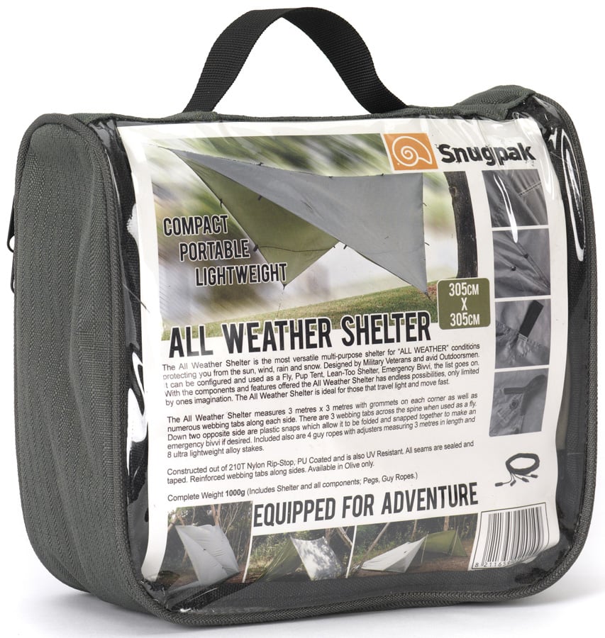Snugpak All Weather Shelter G2 Waterproof Tarp Cover
