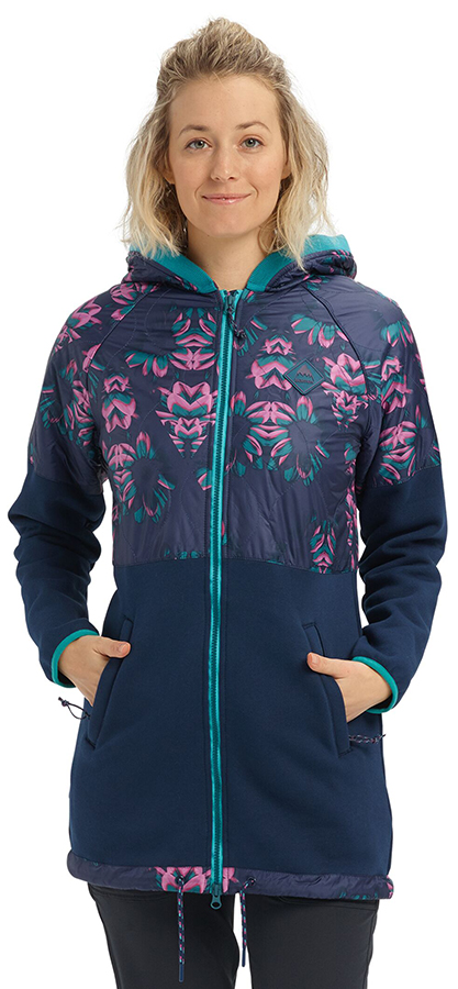 Burton Khalsa Women's Hybrid Full-Zip Fleece
