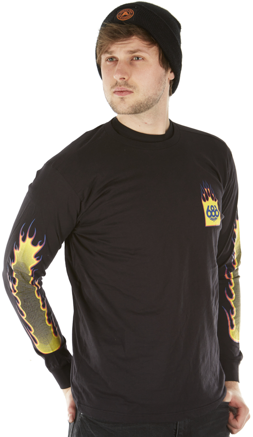 686 Flame 2 Men's Long Sleeve Pullover T-Shirt