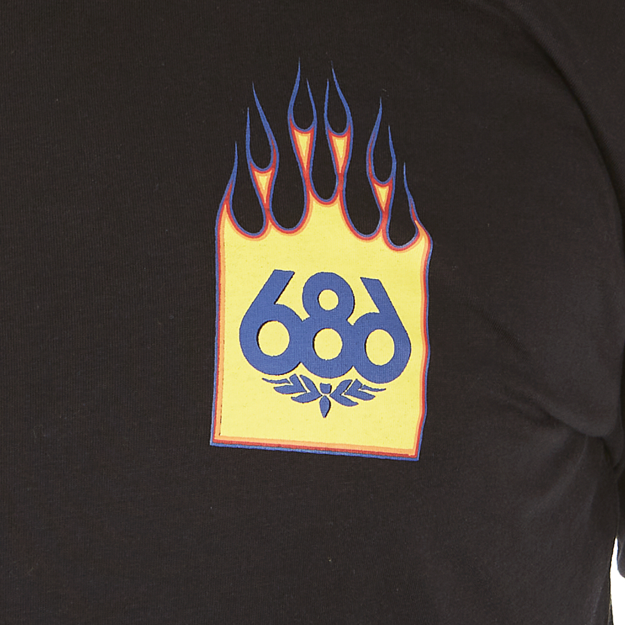 686 Flame 2 Men's Long Sleeve Pullover T-Shirt