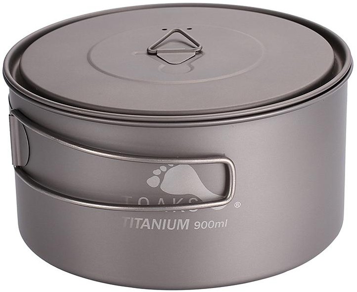Toaks Titanium Pot Ultralight Camping Cookware