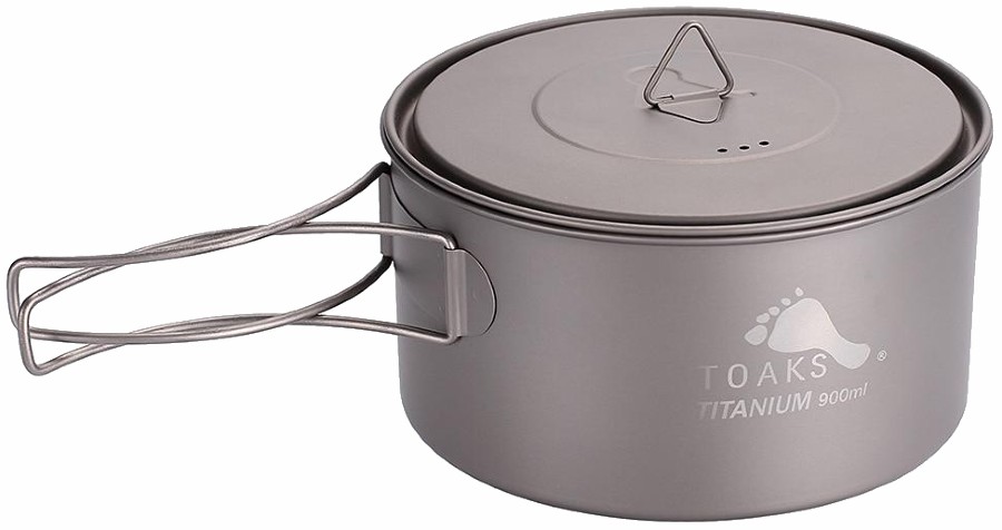 Toaks Titanium Pot Ultralight Camping Cookware