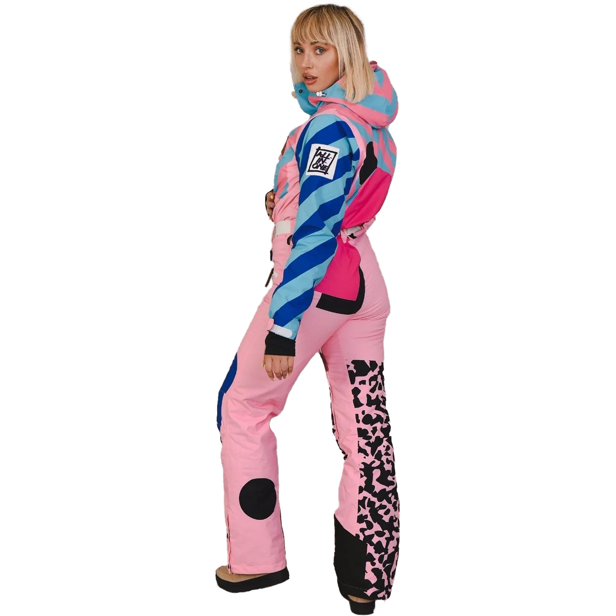 OOSC Penfold In Pink Women's One Piece Ski Suit