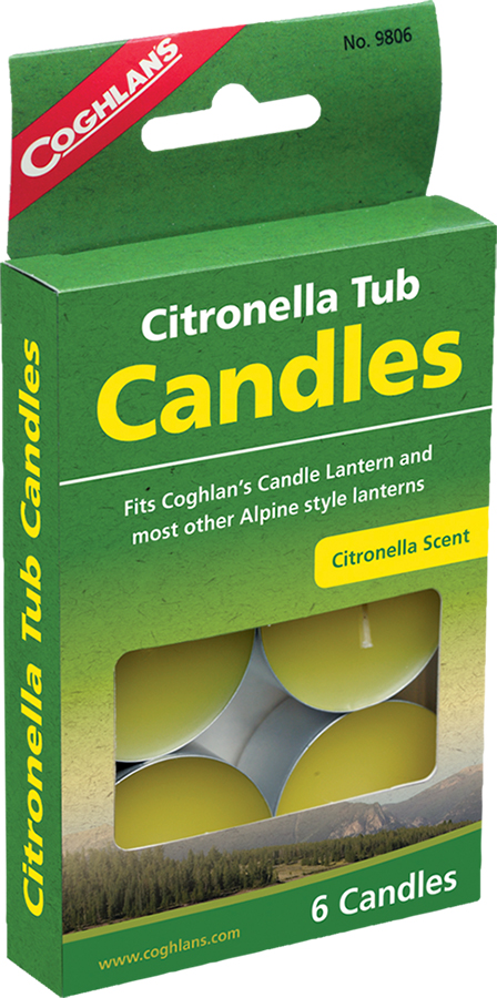 Coghlan's Citronella Tub Candles Scented Insect Repellent