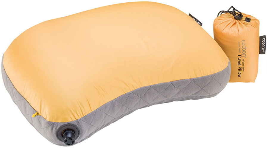 air core down travel pillow