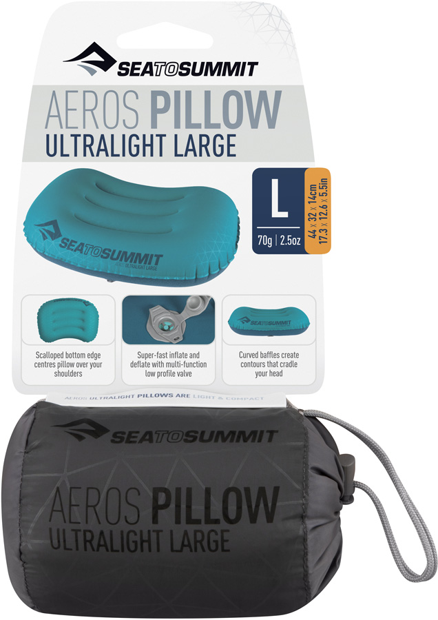 Sea to Summit Aeros Ultralight Large Travel & Camping Pillow