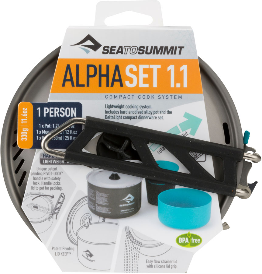 Sea to Summit Alpha Pot Cook Set 1.1 Camping Cookware