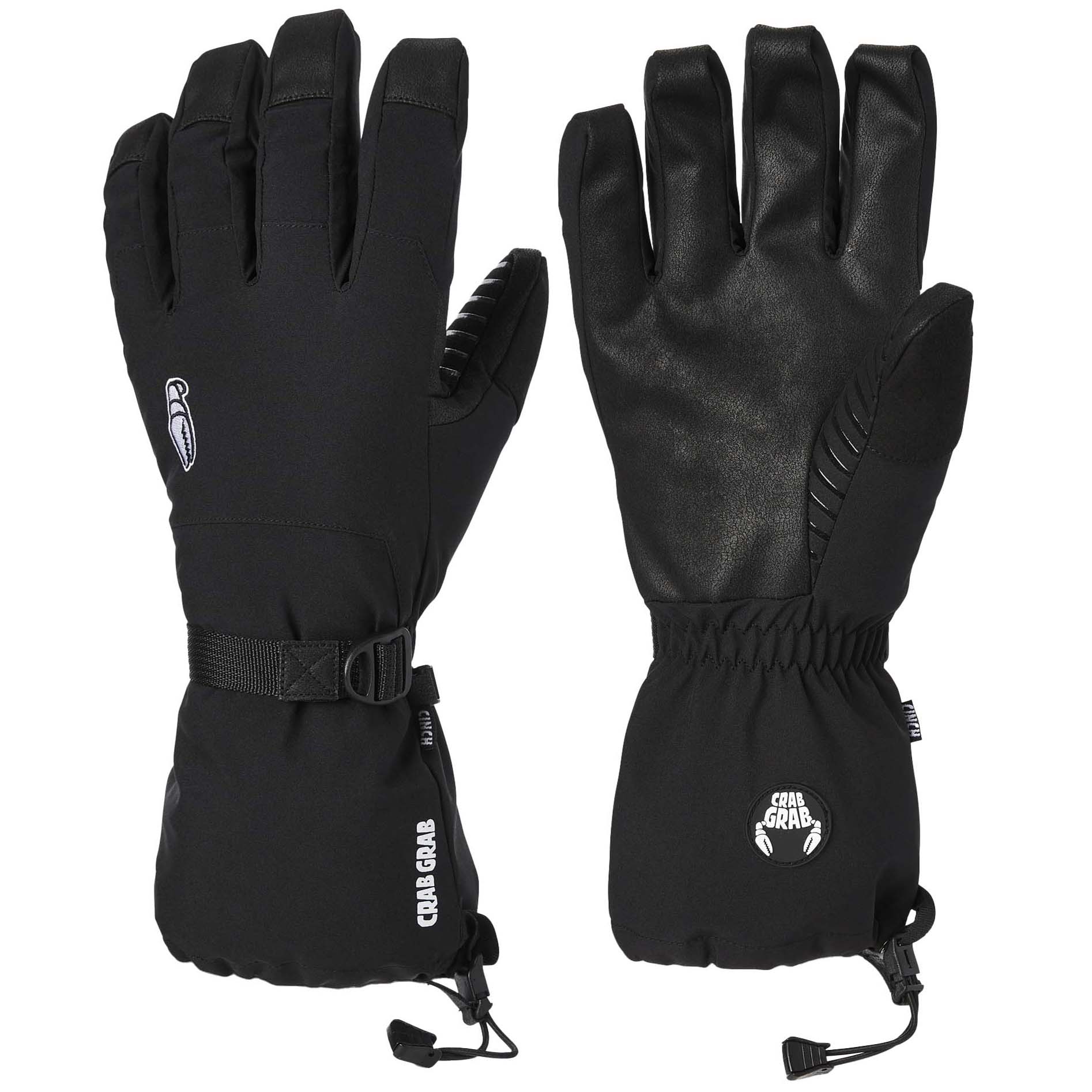 Crab Grab Cinch Glove Snow Gloves - Black