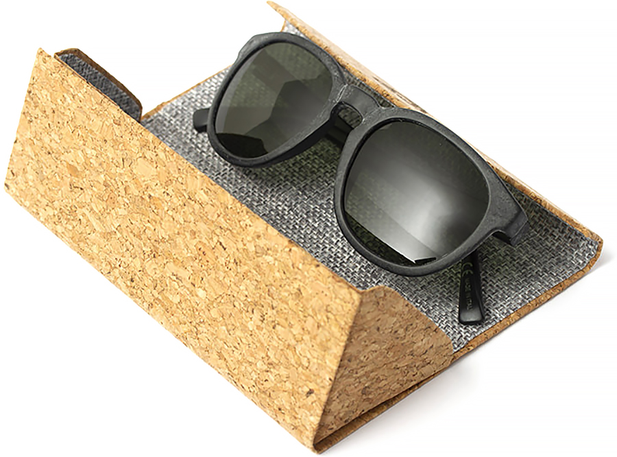 Waterhaul Cork Folding Hard Sunglasses Case