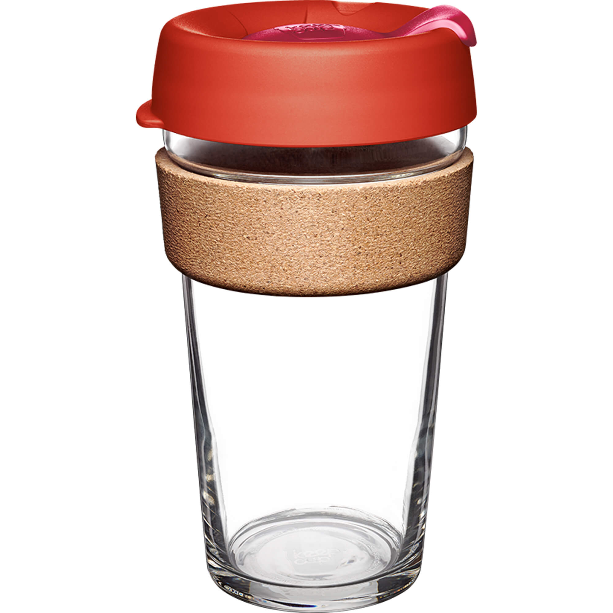 KeepCup Brew Cork Glass 454ml Reusable Tea/Coffee Cup