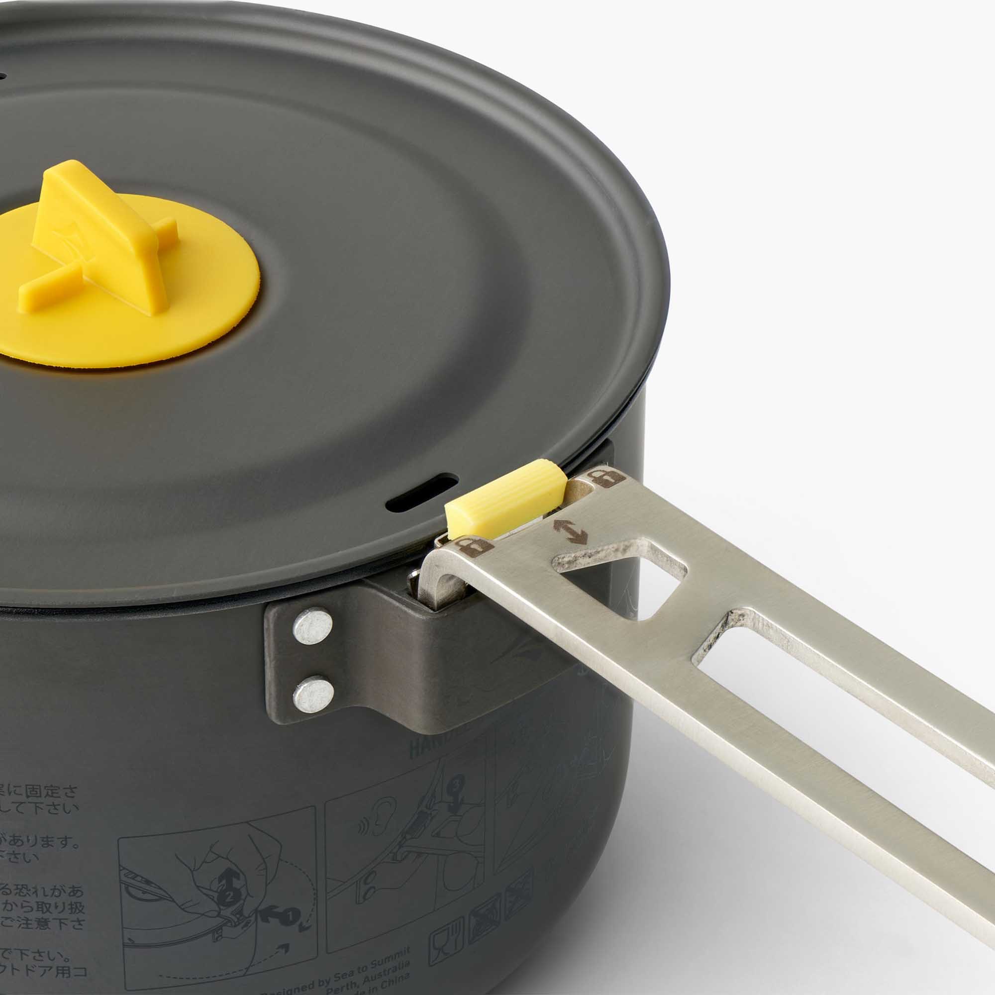 thumbnail image 2 of Sea To Summit Frontier Collapsible Pouring Pot - 2.2 Liter Ultralight Camping Cookpot 2 of 10