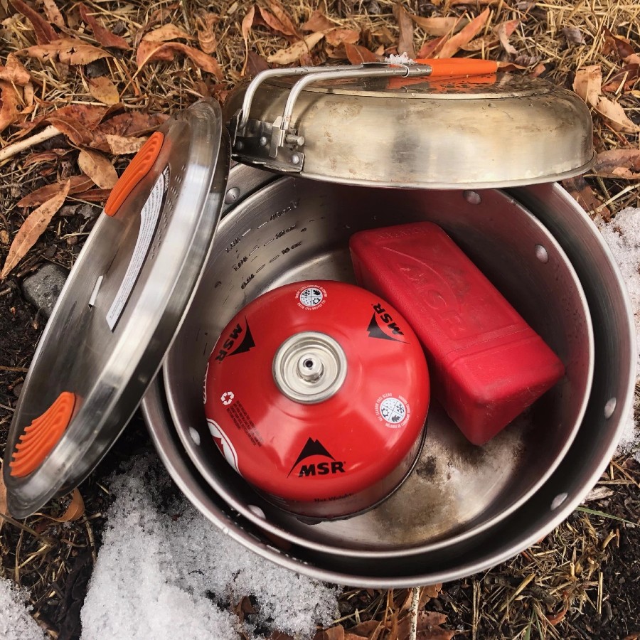 GSI Outdoors Glacier Stainless Base Camper Cookware Set