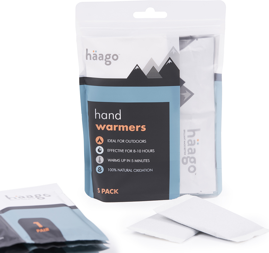 Haago Disposable Recyclable Hand Warmers x 5 Pairs