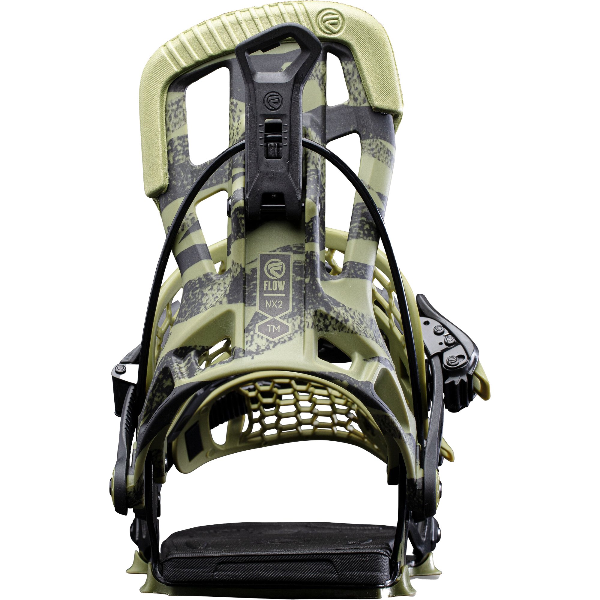 Nx2 Bindings 2024 Flow NX2 Men's Snowboard Bindings K2 Rear