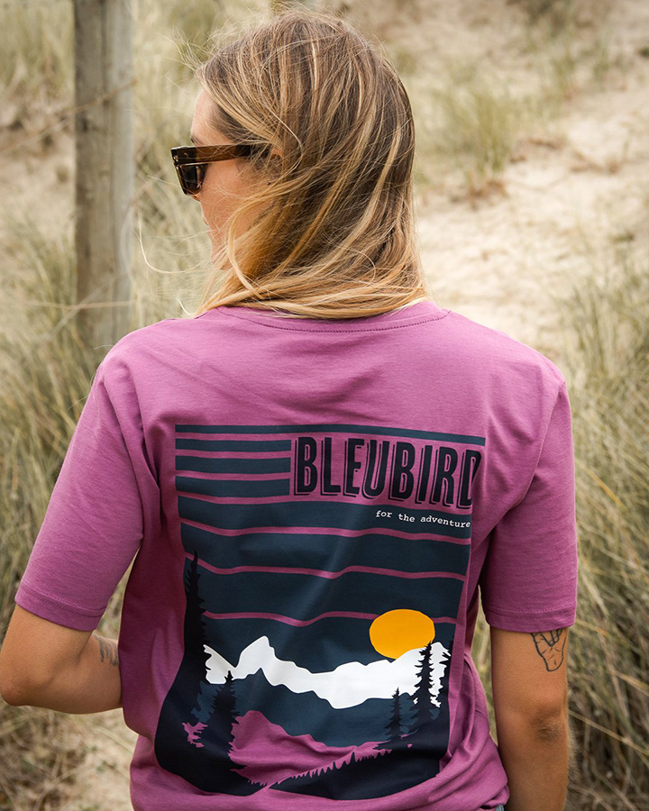 Bleubird Alpine  Unisex Short Sleeve  T-Shirt 