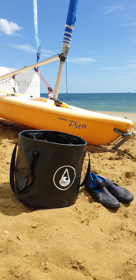 WaveHawaii Beach Bucket Swimming Beach Kit Bag