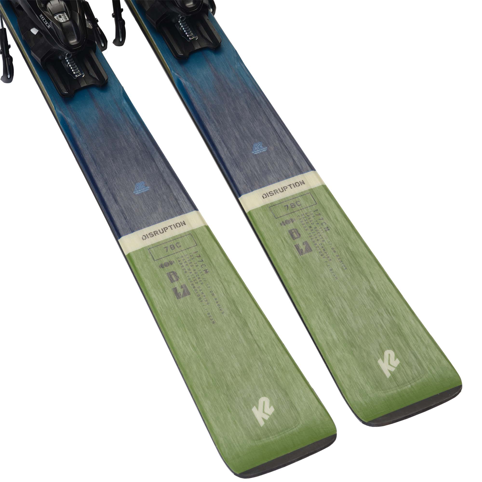 K2 Disruption 78C + M3 11 Compact Quikclik Skis