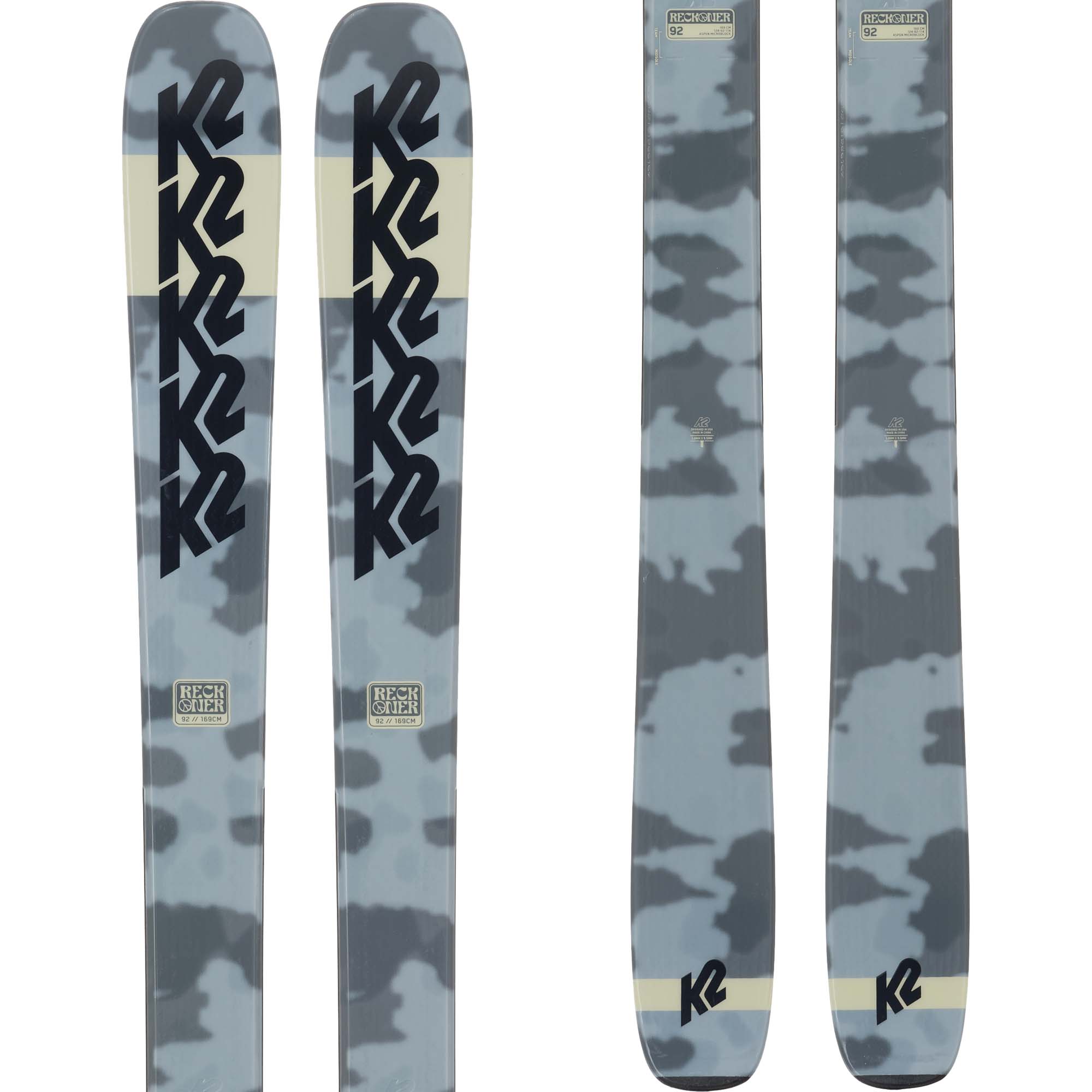 K2 Reckoner 92 Skis 2024 AbsoluteSnow