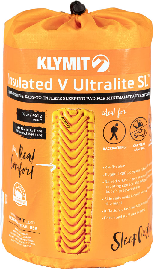 Klymit Insulated V Ultralite SL Lightweight Airbed