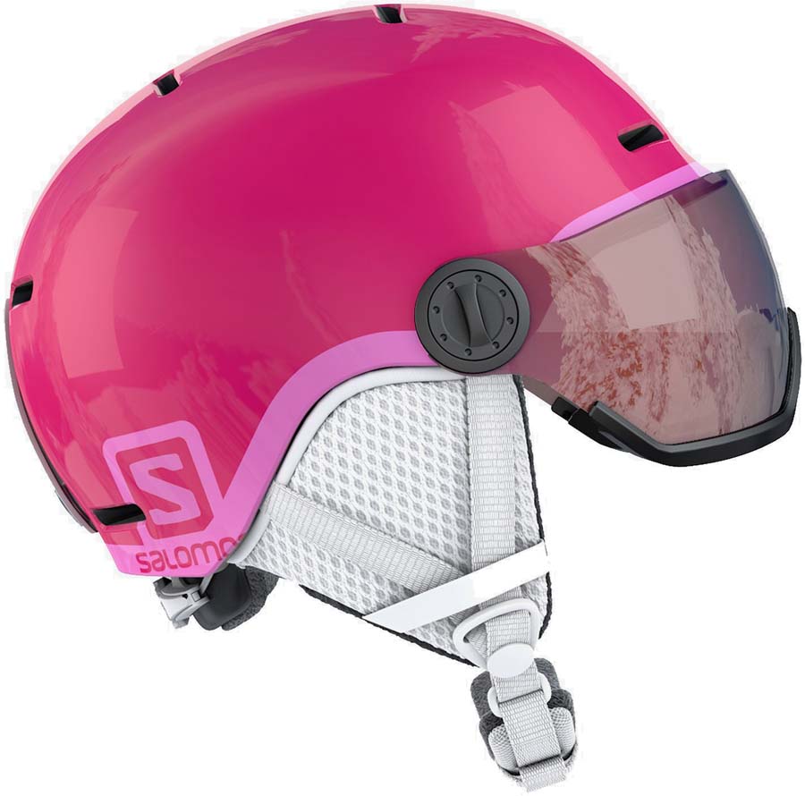 Salomon Grom Visor Kids Ski/Snowboard Helmet