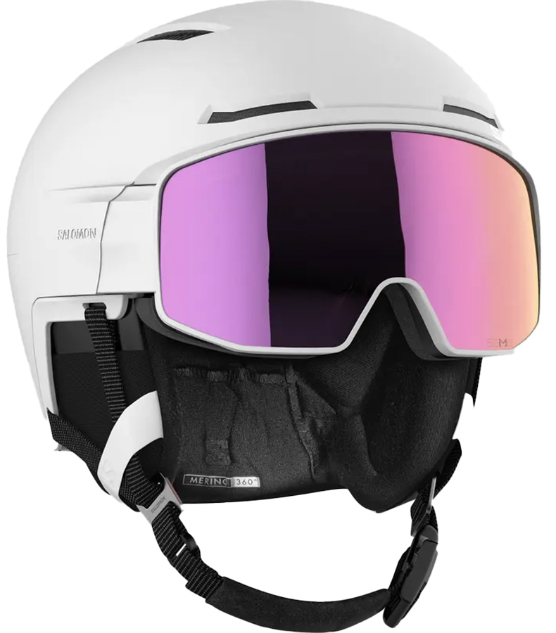 Salomon Driver Prime Sigma Plus Ski Helmet (59-62 cm - L, White)