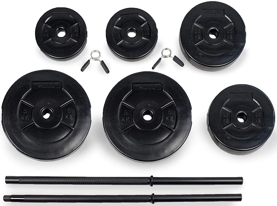 Phoenix Fitness Adjustable Barbell Weights Set AbsoluteSnow