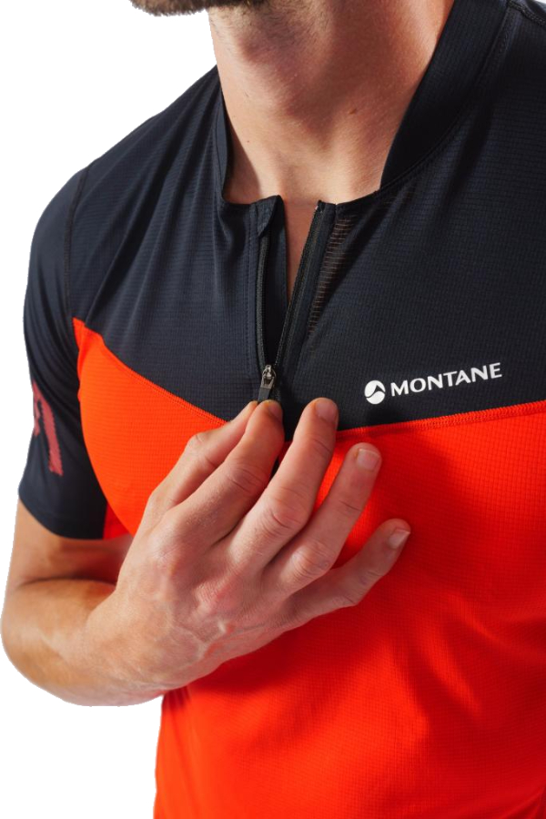 Montane Dragon Zip Technical Short Sleeve T-shirt
