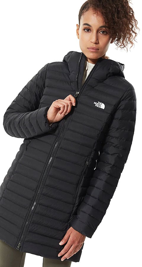 North face women's stretch down clearance parka