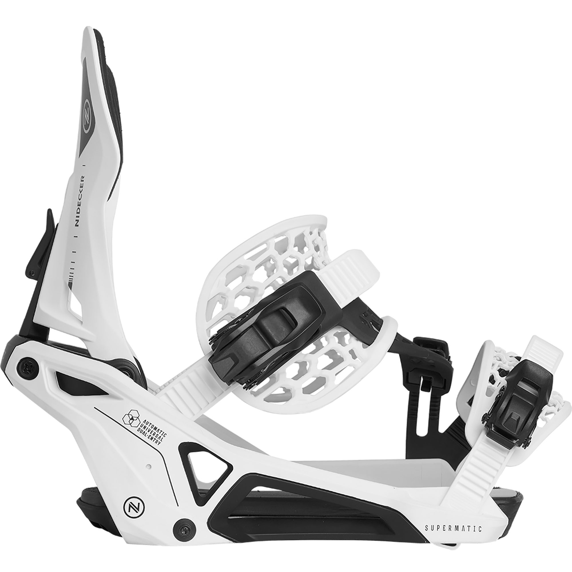 Nidecker Supermatic Step In Snowboard Bindings