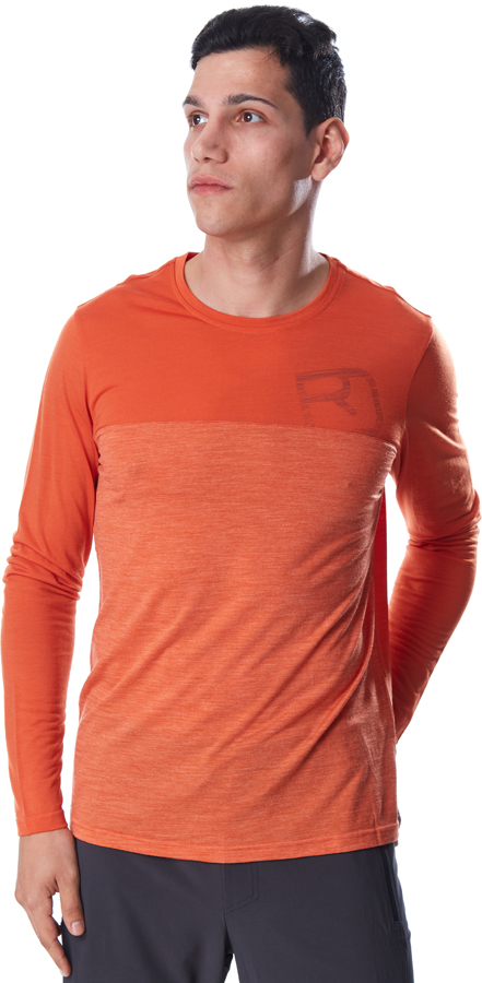 Ortovox 150 Cool Logo Men's Long Sleeve Merino T-shirt