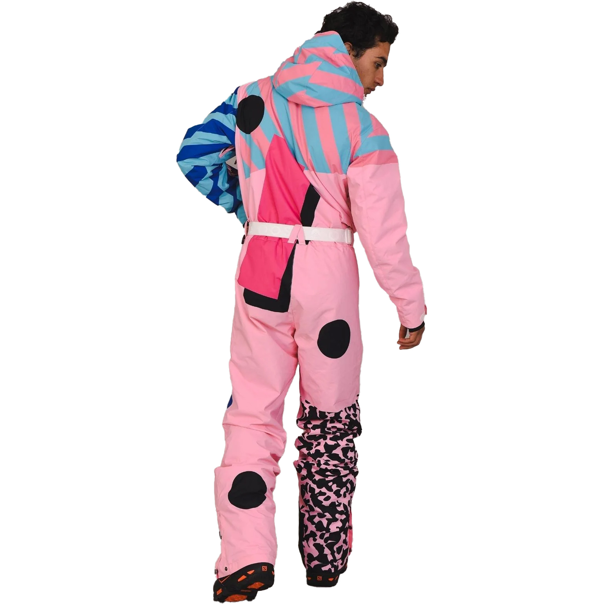 OOSC Penfold In Pink Unisex One Piece Ski Suit