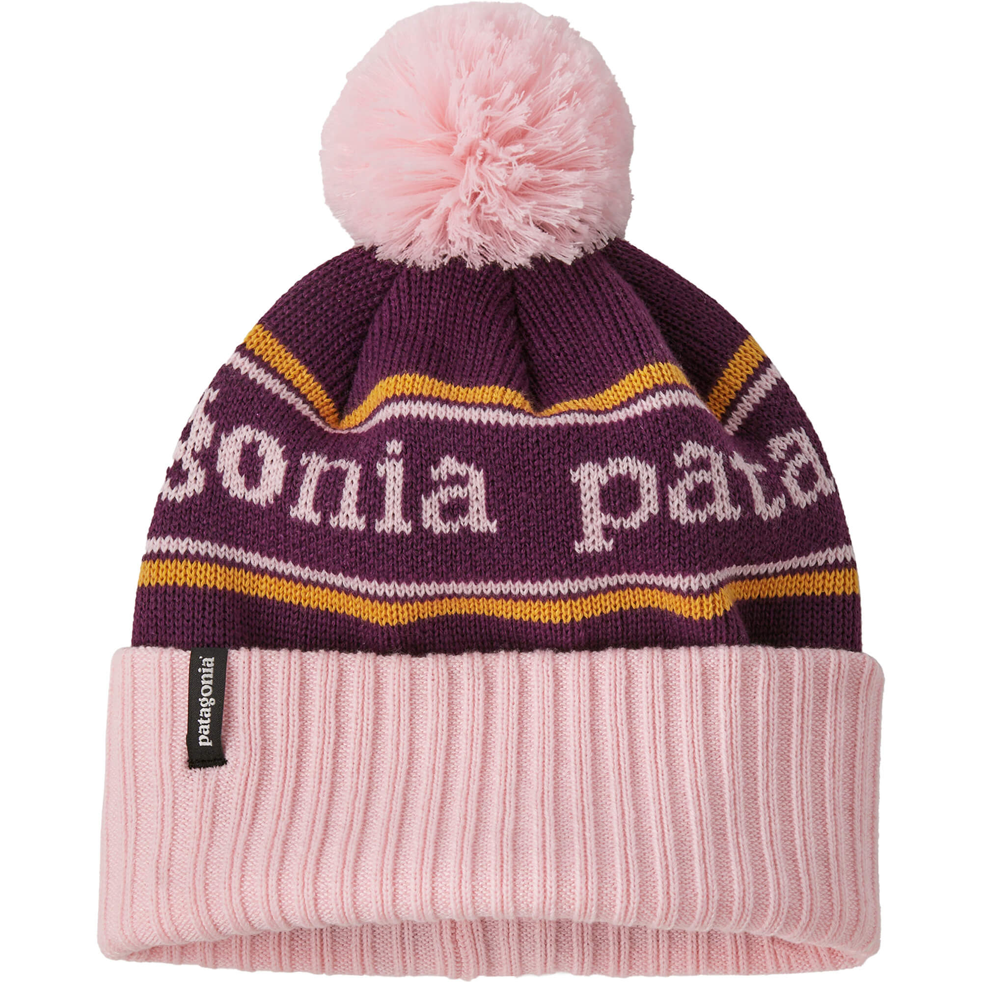 Patagonia Kids' Powder Town Beanie Bobbled Hat