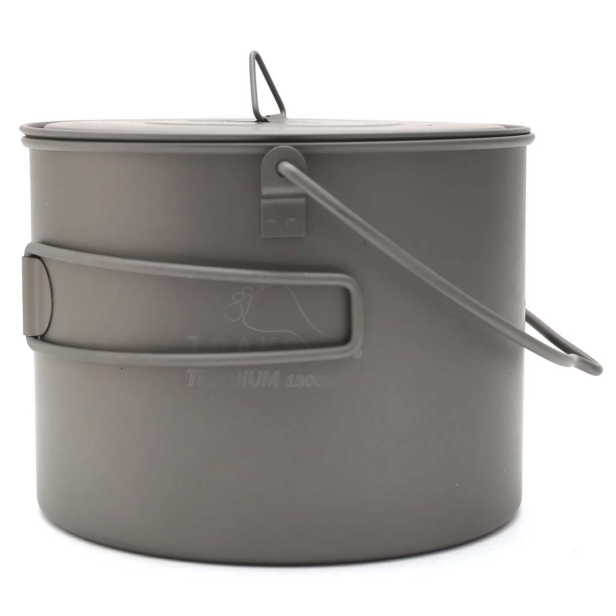 Toaks Titanium Pot With Bail Handle Ultralight Camping Cookware