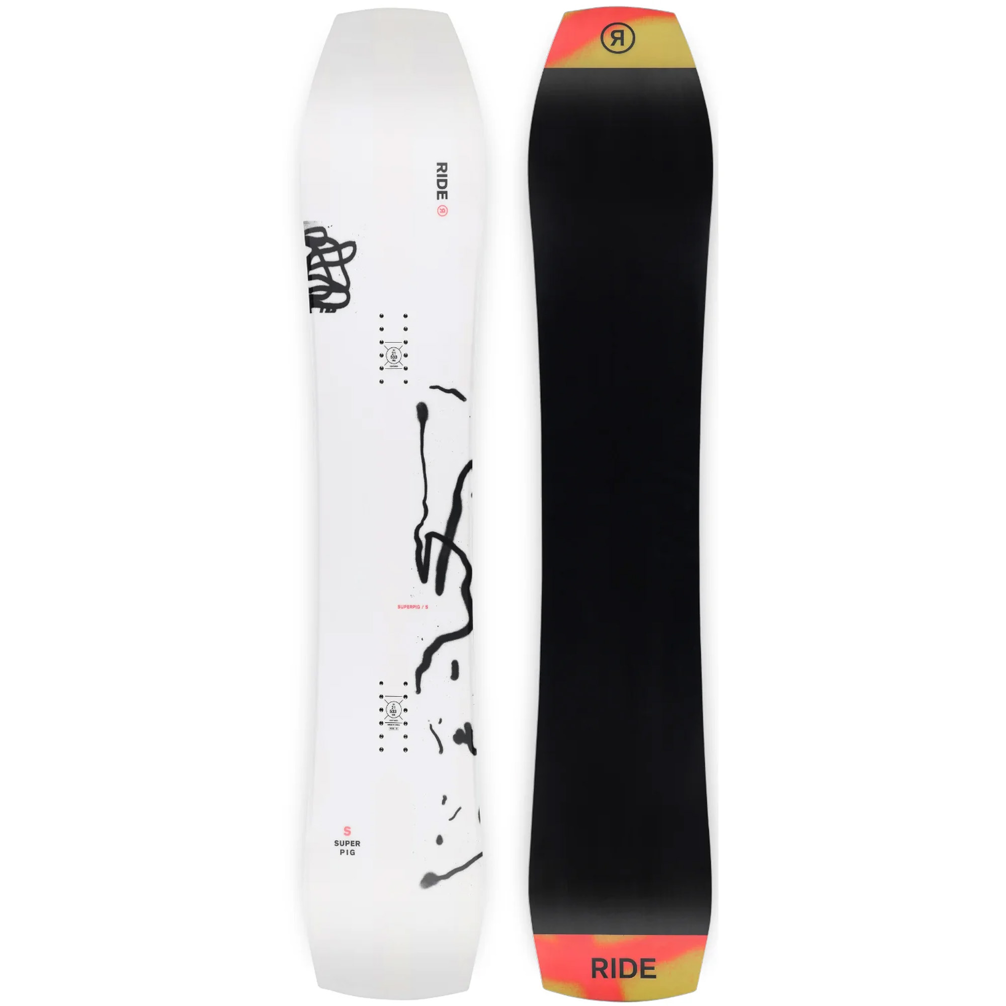 Ride SuperPig All Mountain/Freeride Snowboard