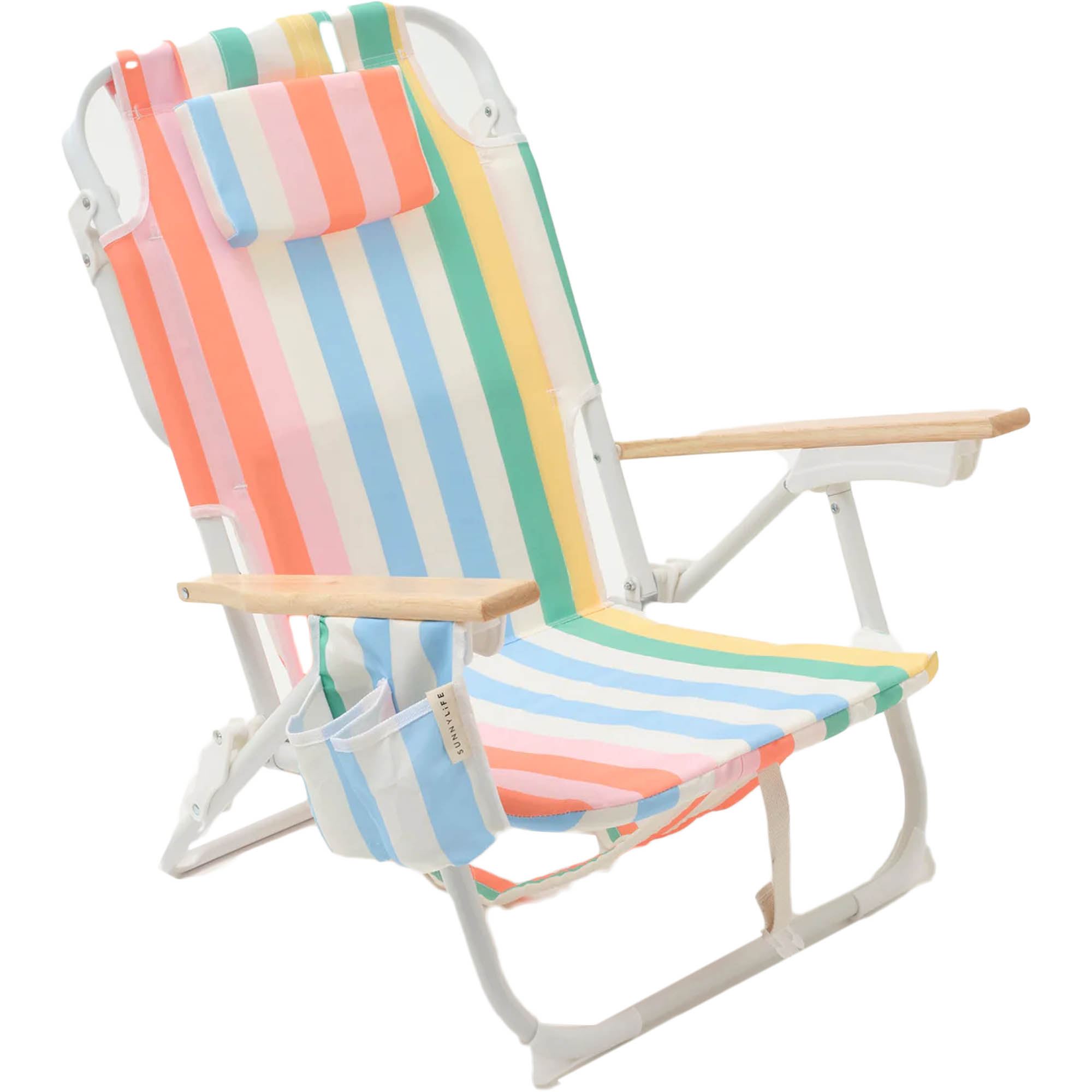 Sunnylife Deluxe Reclining Beach Chair AbsoluteSnow