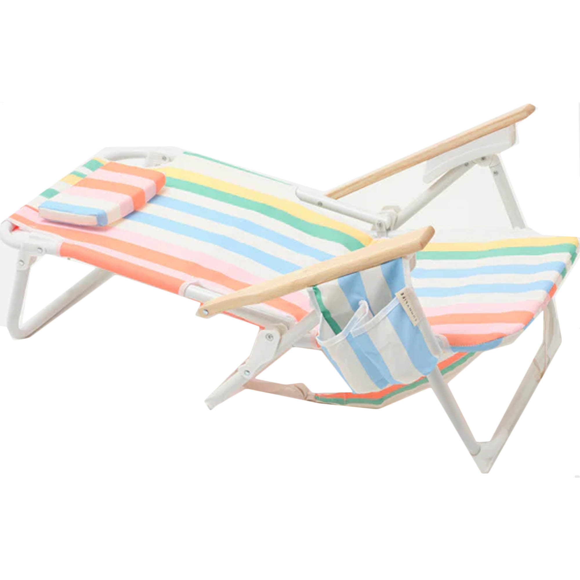 Sunnylife Deluxe Reclining Beach Chair AbsoluteSnow