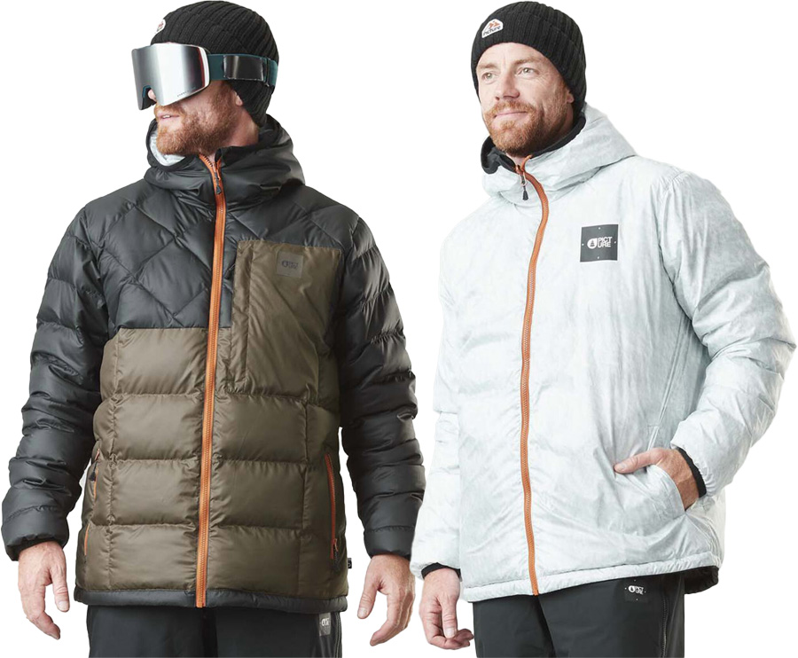 Picture Scape Reversible Down Jacket