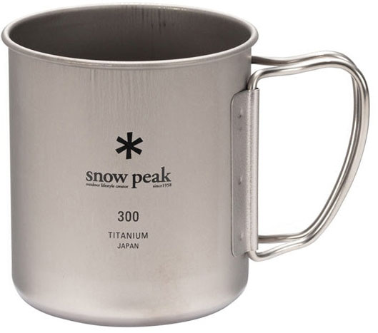 Snow Peak Titanium Single Wall Mug 300ml Ultralight Camp Cup