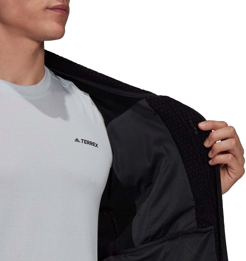 Adidas Terrex Tech Flooce Hooded Hiking Fleece Jacket