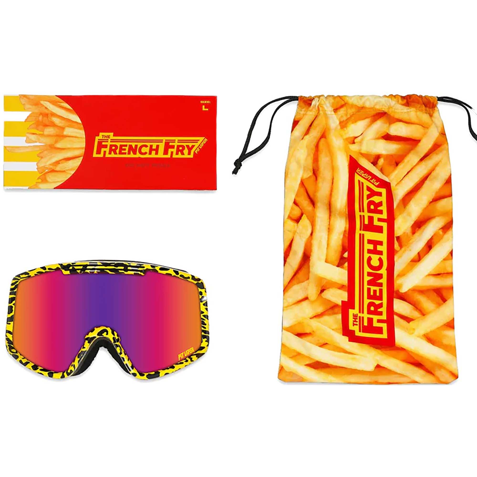 Pit Viper French Fry Large Snowboard/Ski Goggles AbsoluteSnow