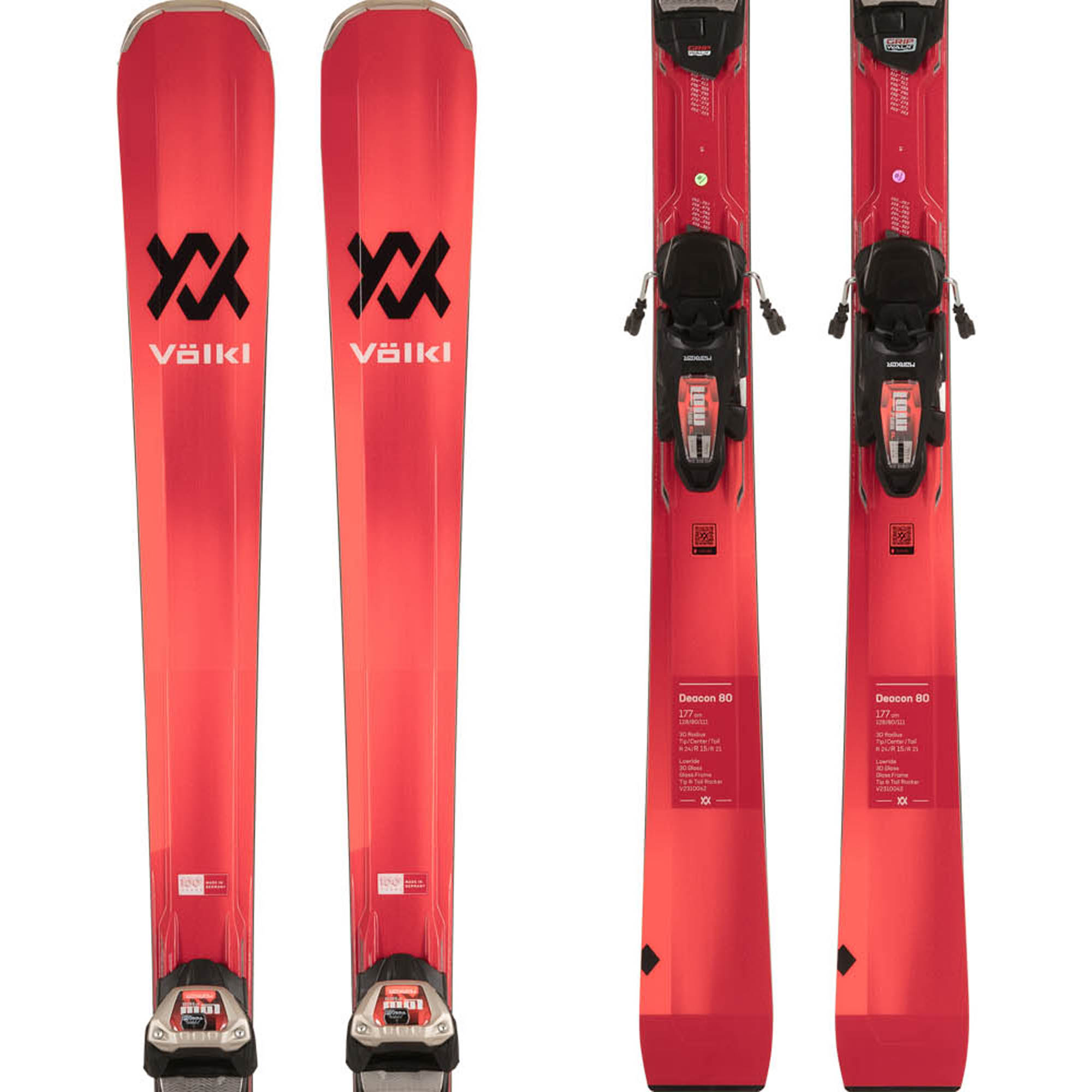 Volkl Deacon 80 Lowride XL 13 FR Demo GW Skis