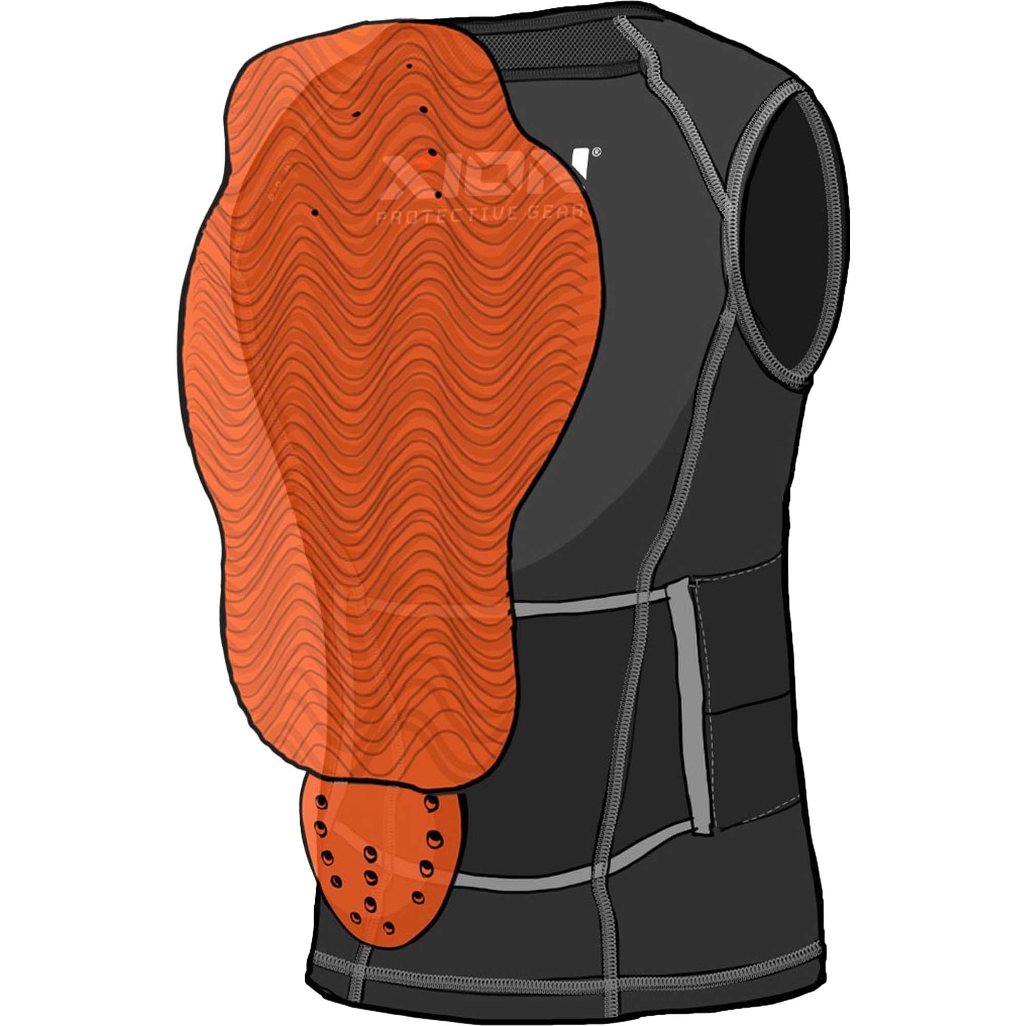 Xion Nosleeve Freeride V1 D3O Ski/Snowboard Body Armour Vest