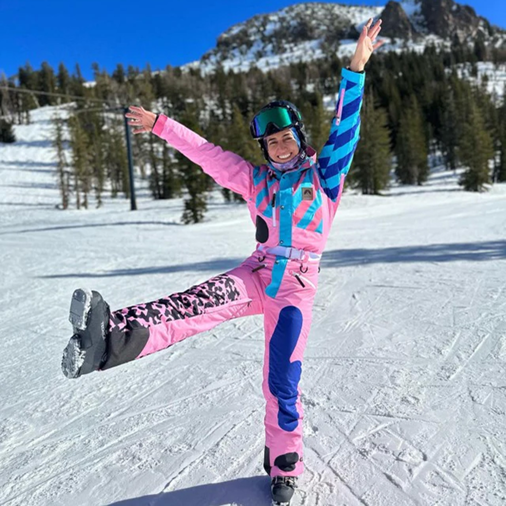 OOSC Penfold In Pink Women's One Piece Ski Suit