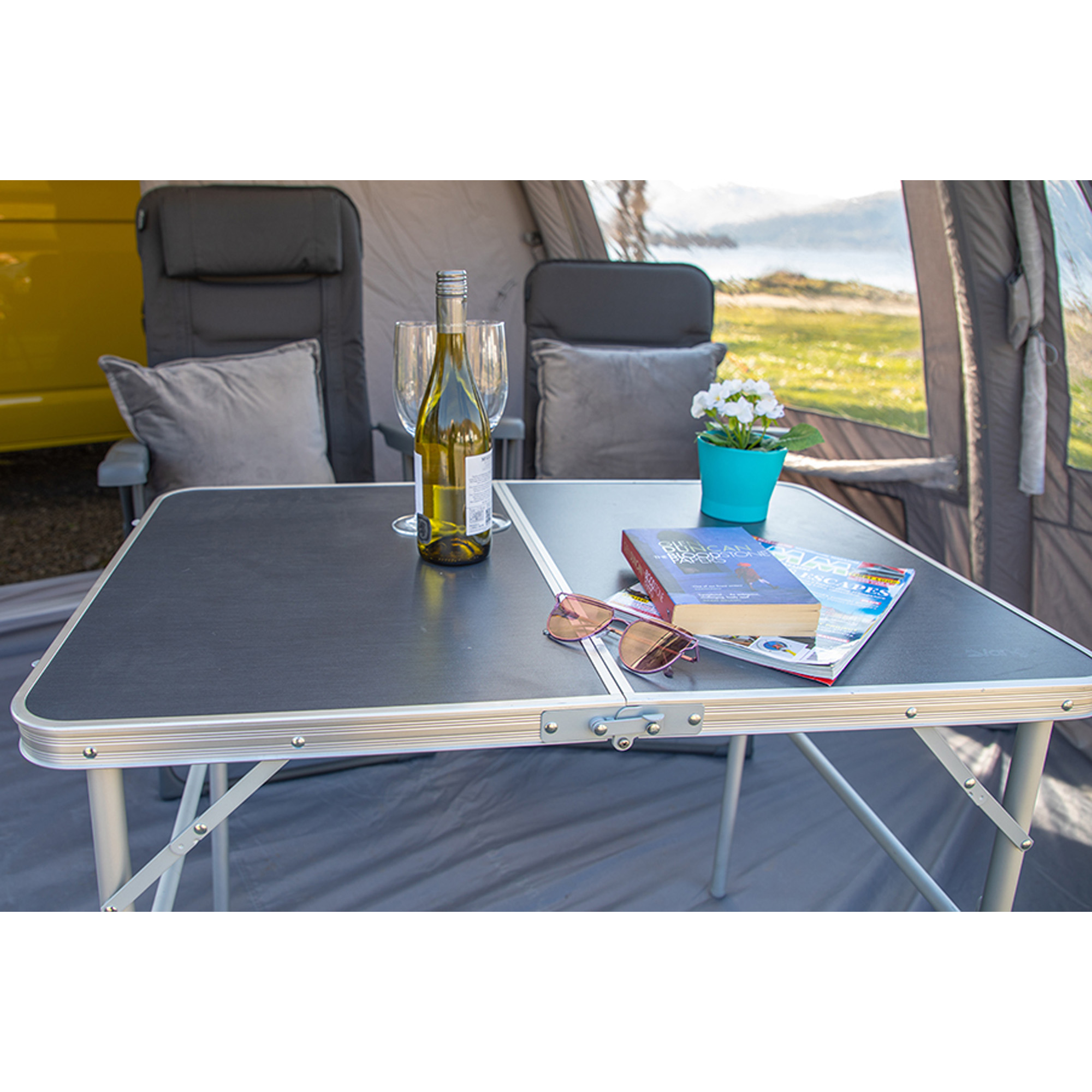 Vango Granite Duo 90 Portable Folding Camping Table