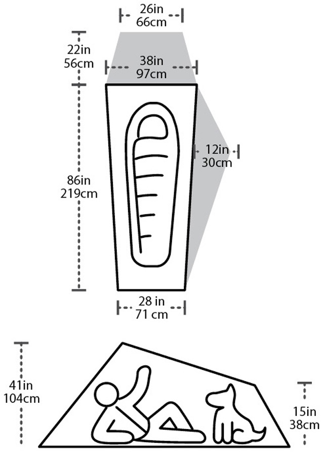 Big Agnes Tiger Wall UL1 SD Ultralight Backpacking Tent