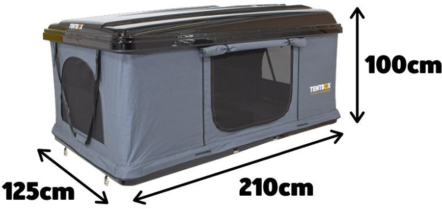 Tentbox Classic Roof Tent Car Camping Roof Pod