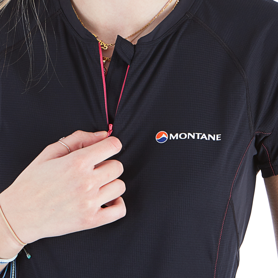 Montane Snap Zip Short-Sleeve Running T-Shirt