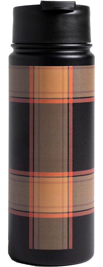 United by Blue Insulated Travel Mug 18 oz. Black Plaid